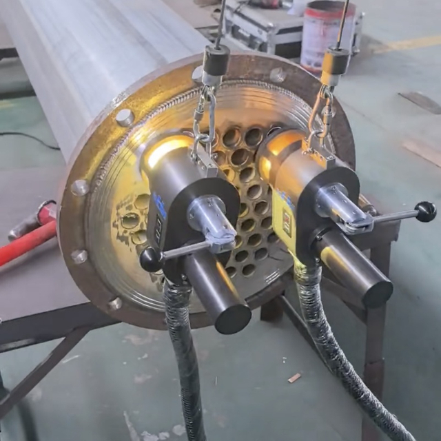 Self-fusion Closed Tube to Tubesheet Welding Machine AT40